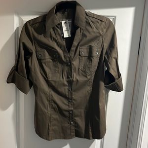 Express women’s button down shirt.